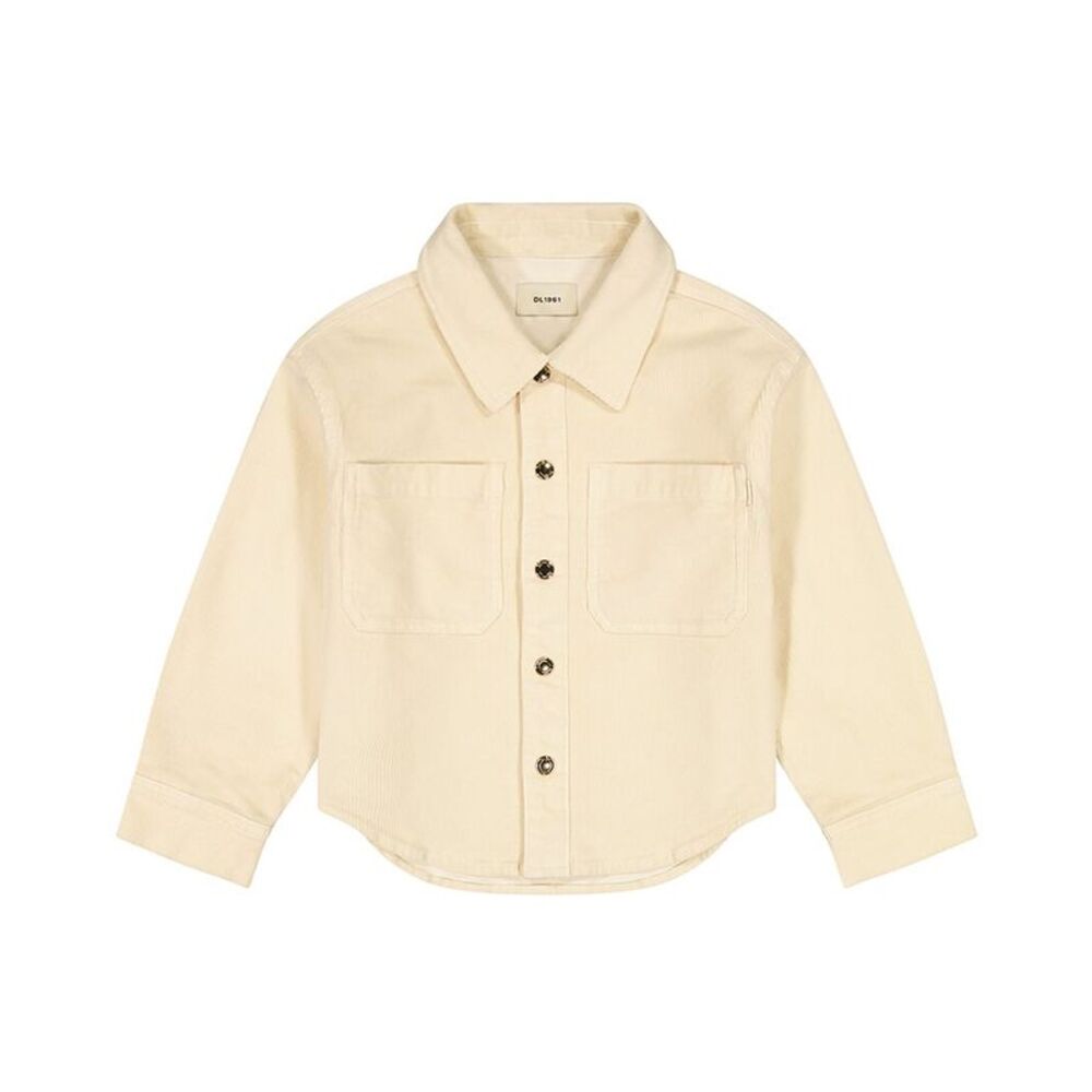 Dl1961 Girls Olivia Shirt, Beige - Picture 1 of 3